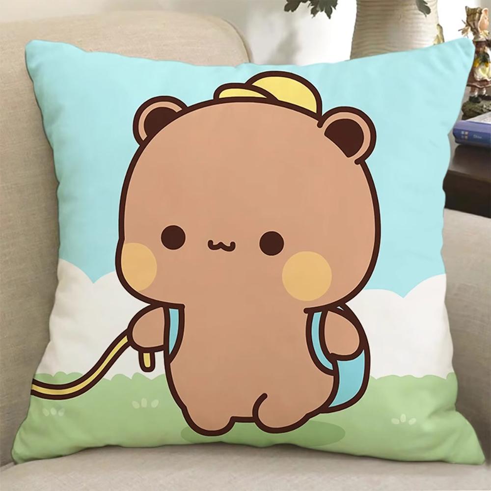 

Adorable Cartoon Animal-Printed Pillowcases for a Cozy Sleep! Sofa cushion cover, room home decorationortable 16x16Inch