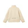 Puma Men Off White Sherpa Jacket With Yellow Zipper Casual Fleece Coat 539231-93