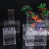 Wall Hanging Aquarium Plants Cup Floating Transparent Aquatic Planter Holder With Suction Cups Adjustable Fish Tank Planting Cup