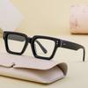 Square Glasses For Women Can Be Equipped With Myopia Flat Glasses For Men'S Optical Frames
