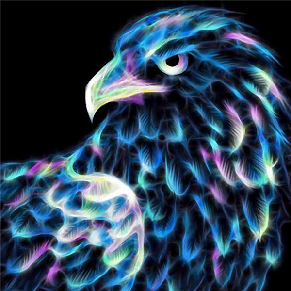 DIY 5D Diamond Painting Animal Wolf Cat Cross Stitch Full Drill Embroidery Mosaic Art Picture of Rhinestones Wall Decor