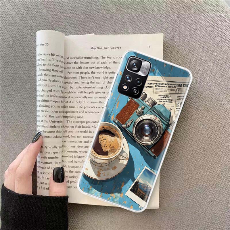 

Camera and Souvenirs With Scenery Phone Case For Redmi Note 13 12 Pro Plus 14 15 Pro 5G 11 11T 11E 11S 10 Pro 10S 9 9S Cover Cel Redmi Note 12 Pro 4G