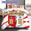 BRA poster Bedding Quilt Set Quilt Cover Pillowcase Home Decoration Birthday Gift (1 * duvet cover + 2 * pillowcase, without core)