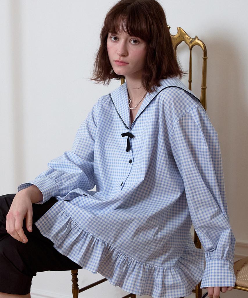 Dyuidyui Sailor Shirt_Blue