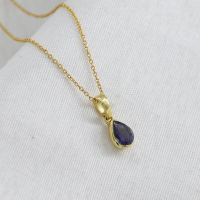 Silver Necklace, Gold Plated Jewelry, Women Necklace, Gift For Her, Birthstone Jewelry