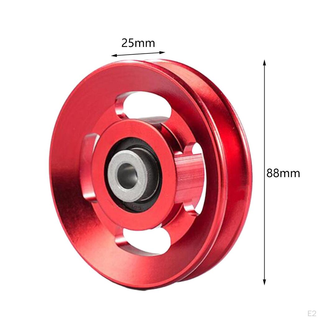 Aluminium Alloy Bearing Pulley Wheel, Durable Gym Cable Fitness Equipment Accessories