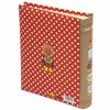Nakabayashi Round Book Album L Size 2 Tiers 160 Sheets Red A-BPL-1602-1