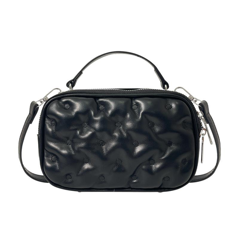 Summer high-end light luxury niche bag women's 2025 new fashion foreign style hand carry small square bag shoulder messenger bag