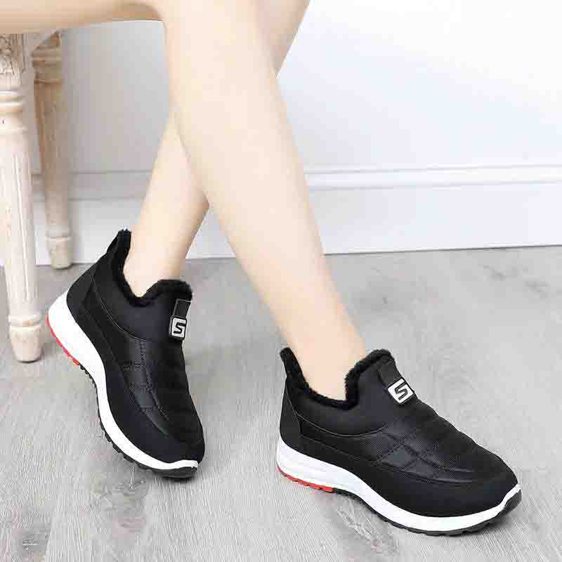 Zapatos de tela para mujer más zapatos de terciopelo acolchados de invierno  para mujeres Zapatos para caminar de suela suave Antideslizantes comprar a  buen precio — entrega gratuita, reseñas reales con fotos —