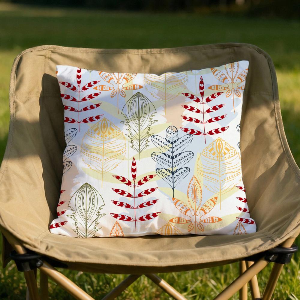 Abstract Boho Pattern Cushion Cover Soft Reversible  Durable Pillow Cover  MultiScene Use for Home  Car Daily Comfort