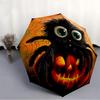 1pc Halloween Spider Automatic Folding Umbrella, Lightweight Retractable Compact Travel Umbrella, 8-Rib Sturdy Frame114