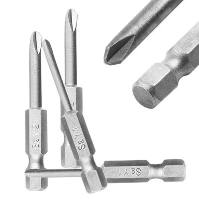 Screwdriver Bits Manual Electric Screwdriver Silver