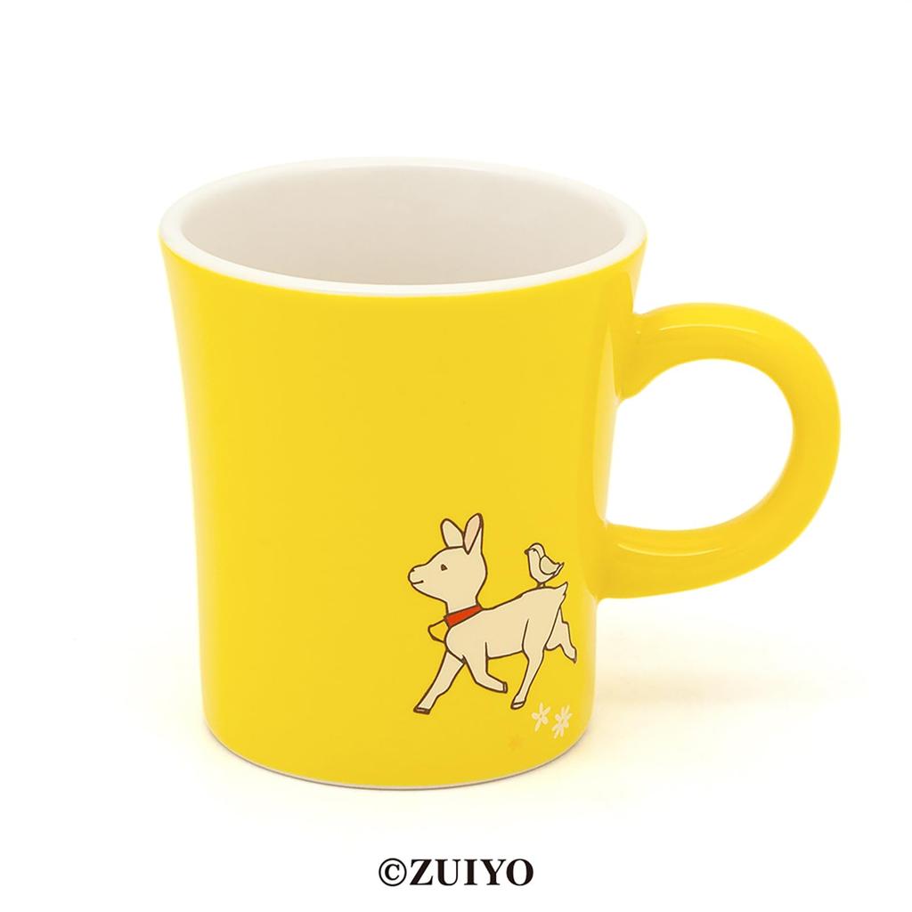 Girl of the Alps Microwave and Dishwasher Made in Heidi, Mug, Yuki-chan Design, Approx. 280ml, Safe, Japan, 7000-02