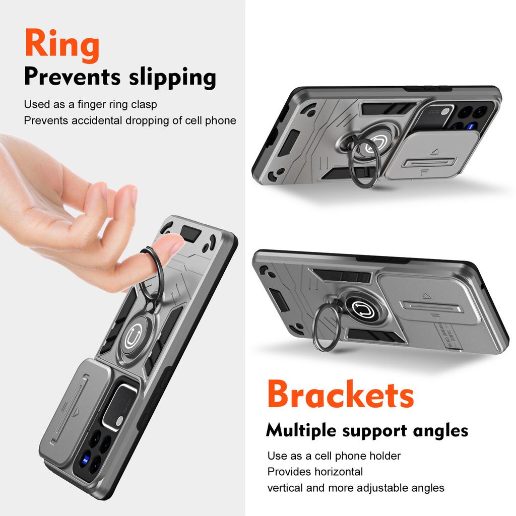 Applicable to VIVOV11FE push window ring mobile phone case Y11 rotating bracket V11 protective case V11 anti-drop case V11