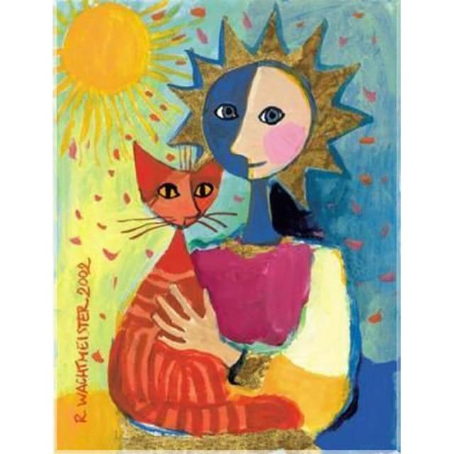 Tam Kare Yuvarlak Matkap 5D DIY Elmas Boyama Karikatür Kadın Nakış Rhinestones Mozaik Kız Çapraz Dikiş Ev Dekorasyon