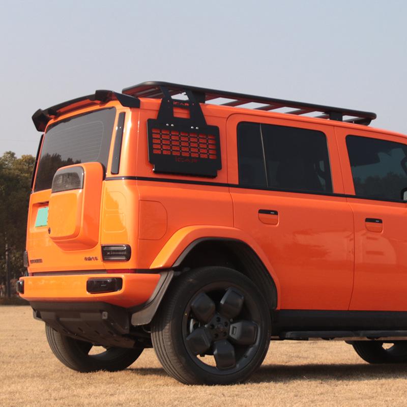 Chery iCAR V23 Black Warrior Sporty Rear Spoiler Kit - Easy Fit