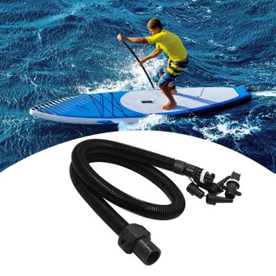 1 Set Paddle Board Pump Adapter with 6 Air Nozzles Easy Connection Wide Compatible Electric Pump Accessories Air Hose Kit