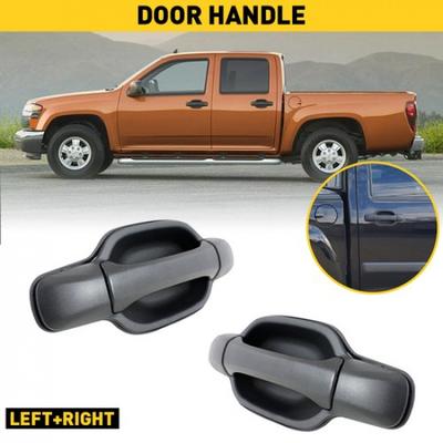 2X Door Handle Exterior Outside Rear Driver Passenger For 2004-2012 GMC Canyon V