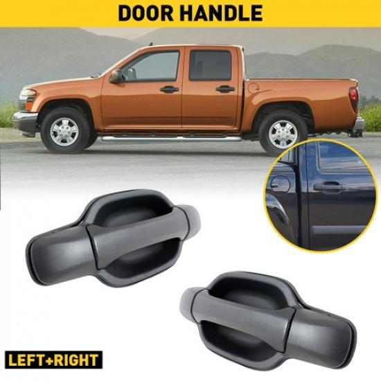 

2X Door Handle Exterior Outside Rear Driver Passenger For 2004-2012 GMC Canyon V