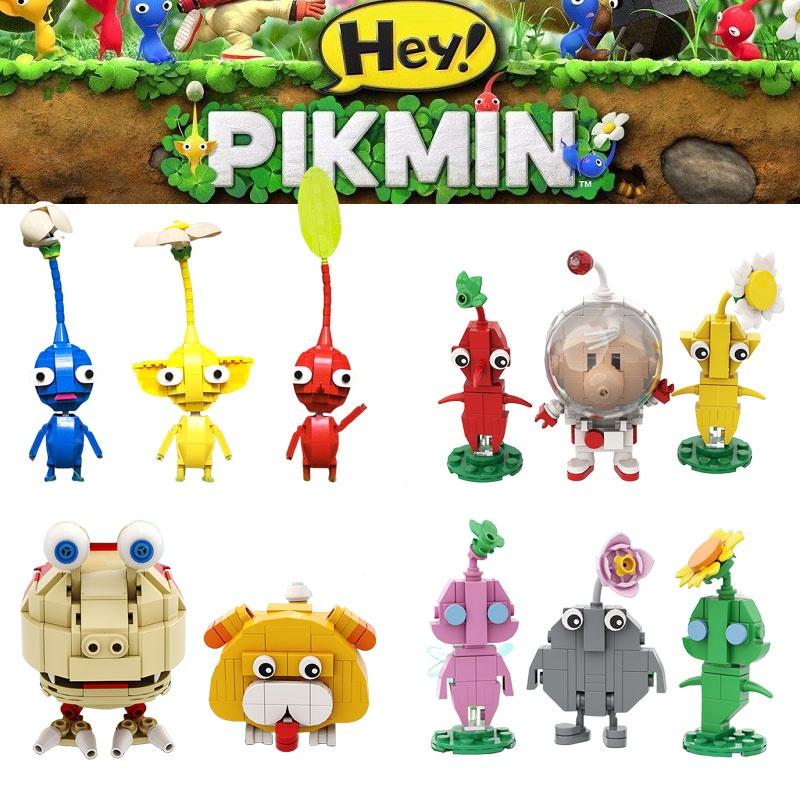 Pikmin Abenteuer Spiel Bausteine Spielzeug Abs Kunststoffmaterial