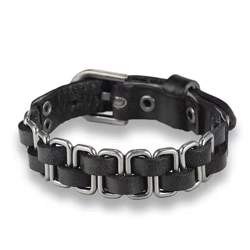Retro Braided Leather Bracelet - Popular in Europe and America, Yiwu Jewelry
