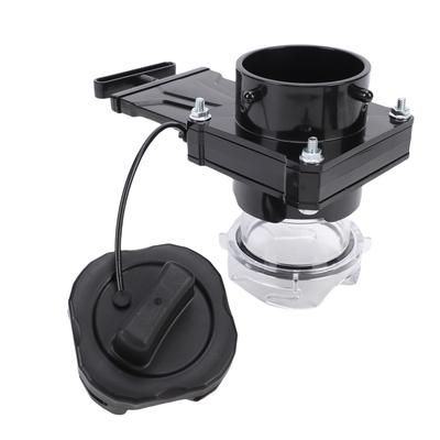 RV Gate Valve with 3 Inch Clear Adapter Leakproof Odorproof Waste Valve Sewer Valve for RV Trailers