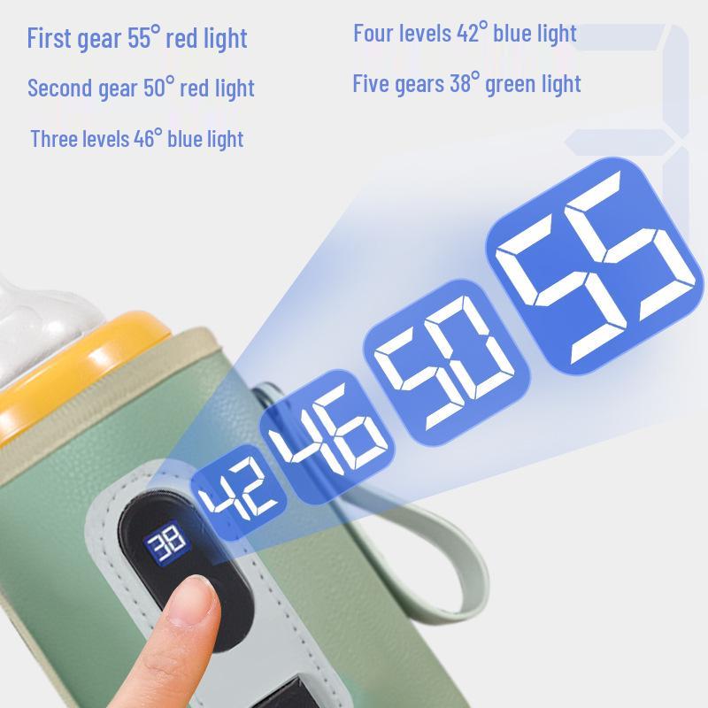 Universal Insulated Baby Bottle Sleeve - Portable Outdoor Warmer for Milk.