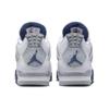 Air Jordan 4 Retro Midnight Navy Unisex Αθλητικά Παπούτσια Λευκό Ανοιχτό-Γκρι-Καπνίς Κόκκινο-Φωτιά DH6927-140