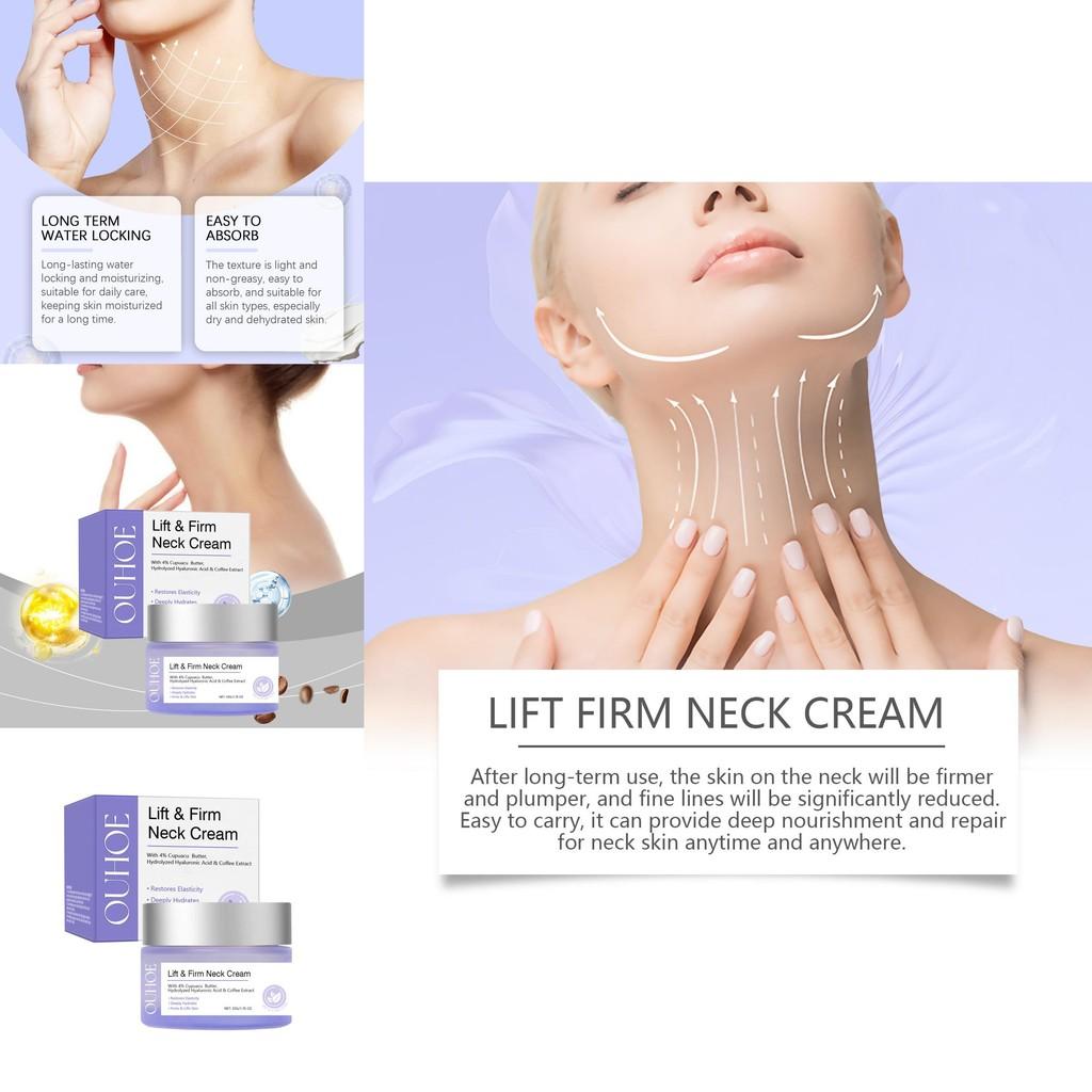 Ouhoe Neck Cream Moisturizing Firming Hydrating Refreshing Skin Care 50g Export Only