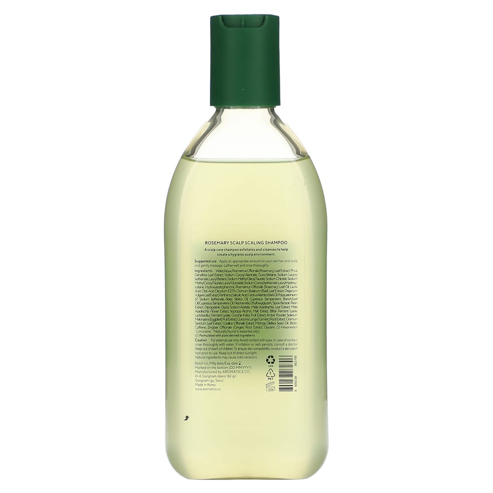Aromatica Scalp Scaling Rosemary Shampoo 400ml (13.5 fl oz)