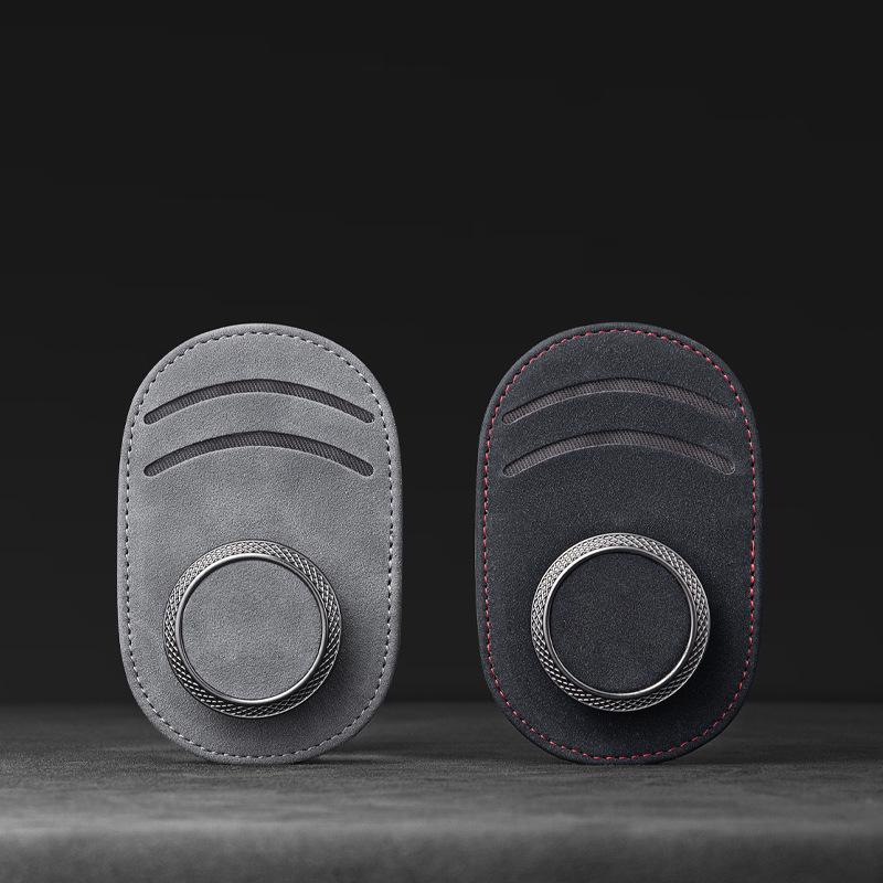 Universal Auto Sonnenblende Wildleder Sonnenbrillenhalter Multifunktionale Kartenaufbewahrungstasche Auto Brillenclip Autozubehör