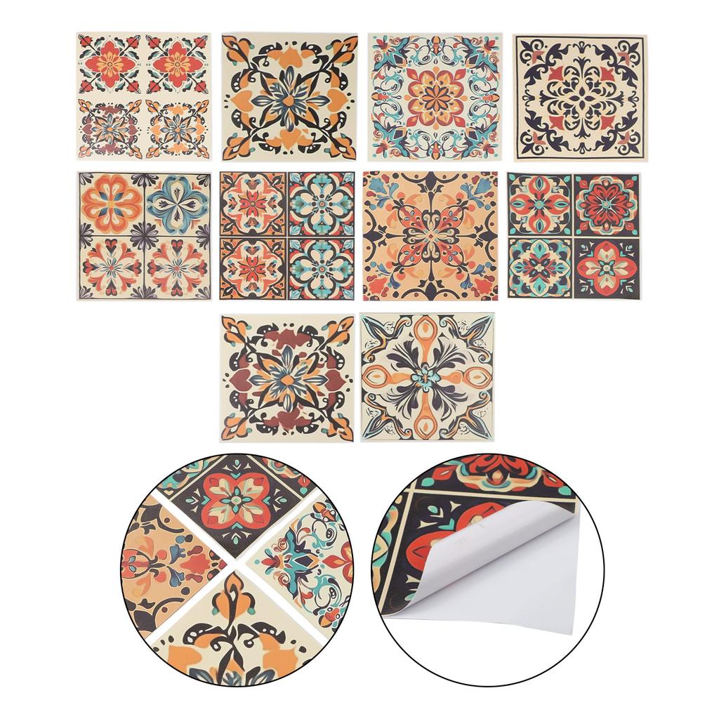 Kitchen Decoration Retro Tile Stickers Home Decor Solution