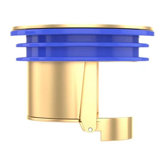 Shower Floor Drain Insert Anti-Backflow Valve Deodorizing Cartridge Fast Drainage Anti-Slip Design Toilet Floor Drain