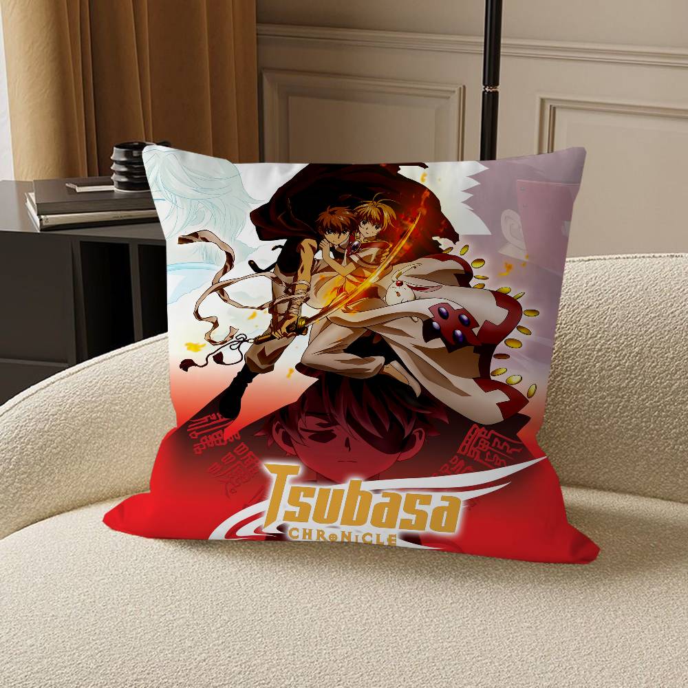 Anime T-Tsubasa Reservoir Chronicle Pillow Cover Sofa Cushion Cover Home Room Decoration Children Gift