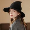 Chapeau de sorcière Accessoire de costume d'Halloween avec design pliable pour femmes et filles