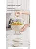 Elegant Fruit & Snack Bowl with Drainage - Perfect for Living Room Decor and Storing Dried Fruits & Candy