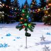 Solar Christmas Tree Garden Lights Outdoor Christmas Decorations, 8 Modes, Suitable For Pathways, Patios And Courtyard Holiday Lighting