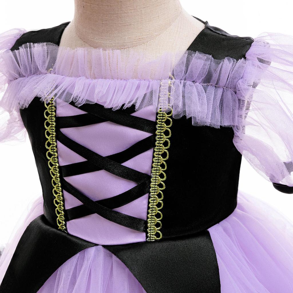 Mädchen Kuromi Lila Lolita Prinzessinnenkleid - Halloween Cosplay Kostüm