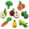 Simulation Fruit And Vegetable Set Apple Orange Banana Carrot Corn Broccoli Model Toy