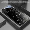 Black and white star pattern tempered glass phone case for Samsung Galaxy S26 S25 S24 S23 S22 S21 S20 fe plus ultra anti drop