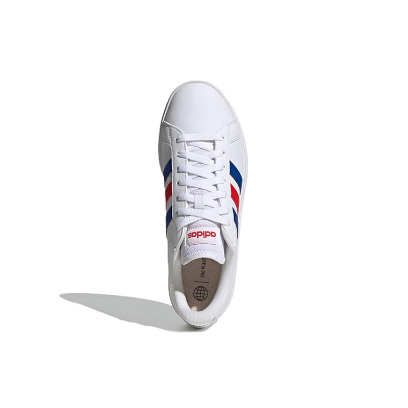 Adidas Grand Court Td Cloud White Royal Blue Vivid Red Sneakers GW9252