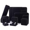 High-end rounded velvet jewelry box, jewelry ring box, pearl necklace and earrings box, bracelet jewelry packaging box