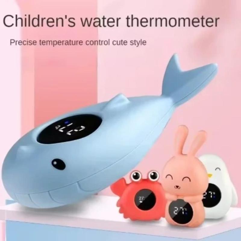 Baby Badewannenthermometer digital schwimmendes Wassertemperaturmessgerät LED-Anzeigebildschirm Sicherheitstest Cartoon-Muster
