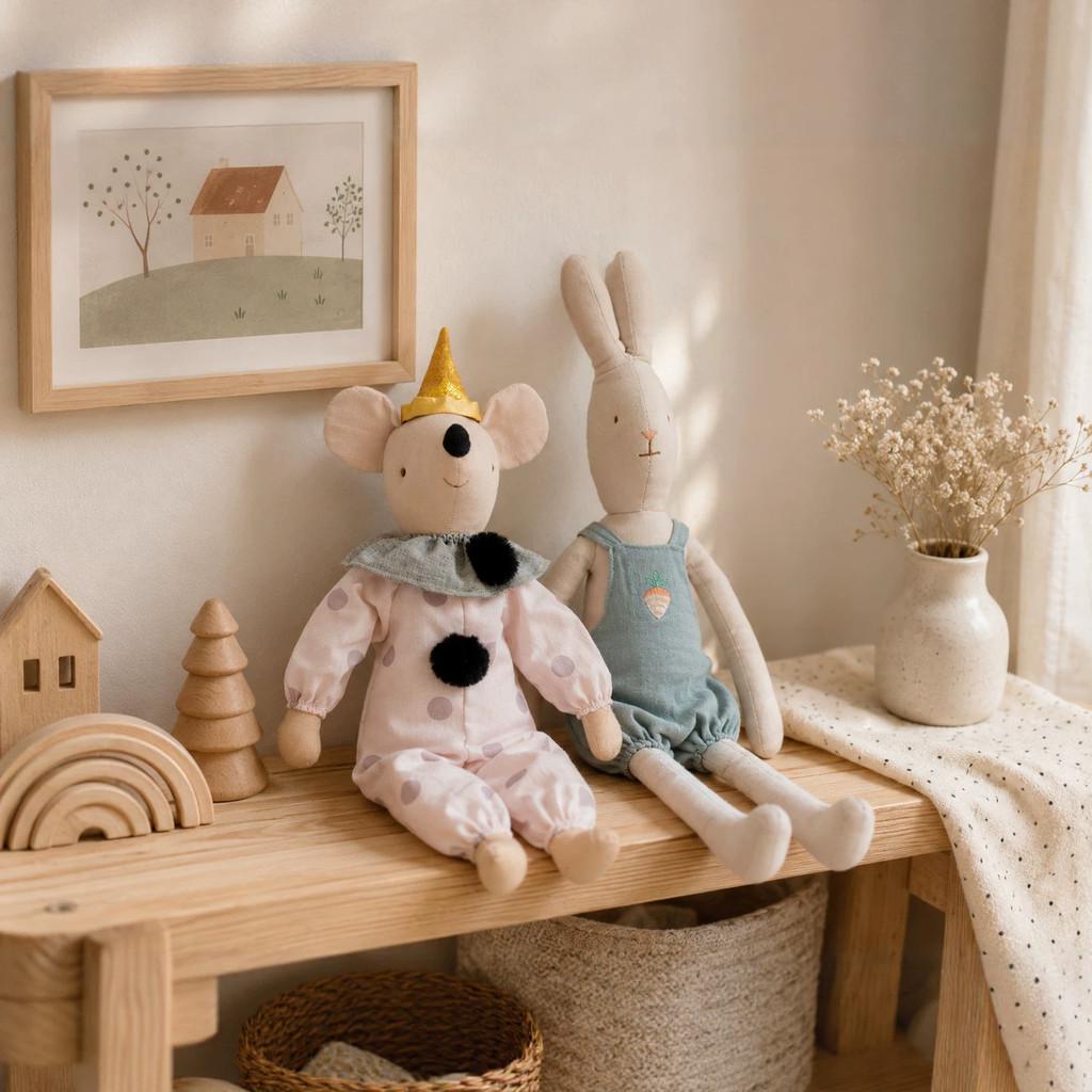 Peluche Animale per Bambini con Imbottitura in Cotone PP per il Comfort del Sonno del Neonato Regalo