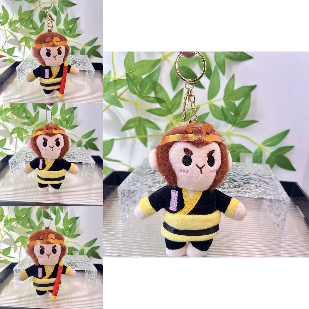 Adorable Black Myth Wukong Plush Toy Cute Monkey Figure With Soft Pp Cotton Filling