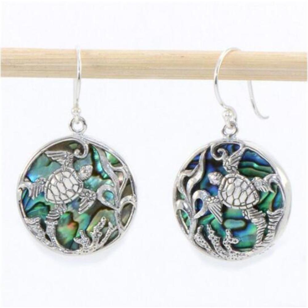 Retro Love Shape Strange Earrings European Beautiful Woman Earrings