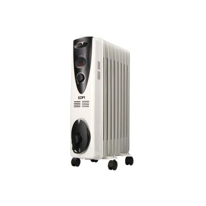 Radiátor EDM - olejový - 2000W - 45x16,5x66cm - 07122