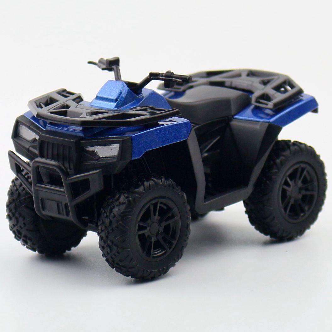

ATV Sandy Beach Jeep Off Road Car, All-Terrain Vehicle Toy Model, RMZ CiTY Truck Miniature, Collection Gift For Boy Children синій