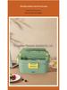Dual-Use Portable Electric Heating Lunch Box for Car and Home - Water-Free Insulation, Plug-In Design.