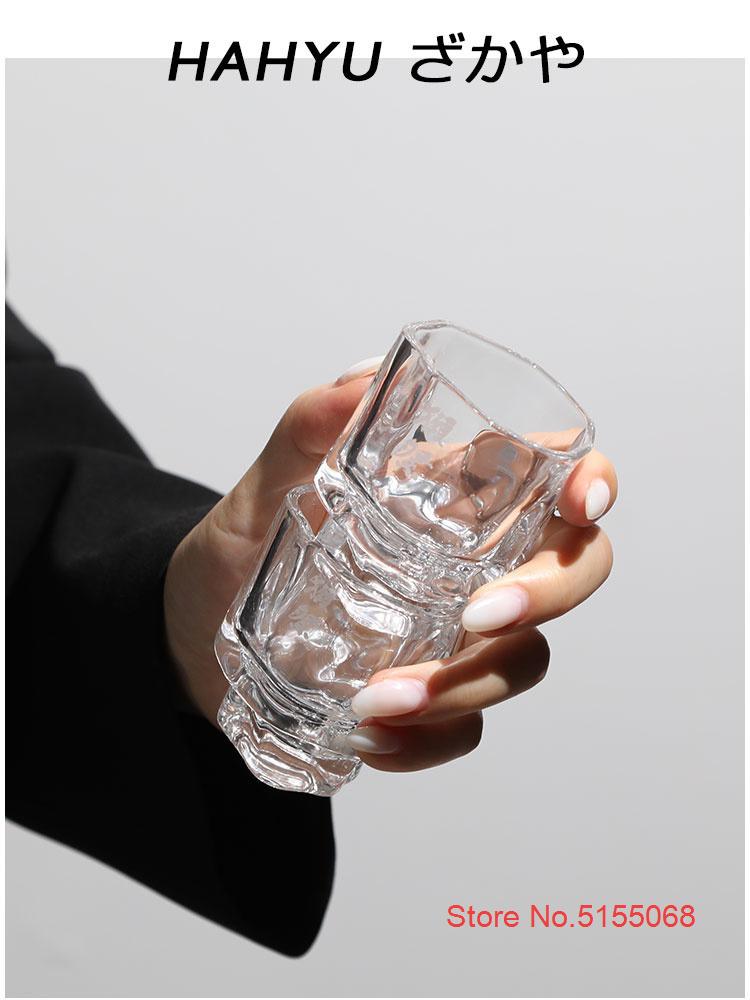 Dassai Sake Drink Cup Japanese Designer Zen Crystal Tasting Wine Tumbler Liquor Shot Glass Whiskey Whisky Tumbler Brandy Snifter